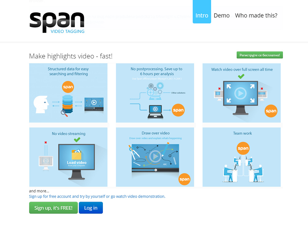 SPAN – Video tagging